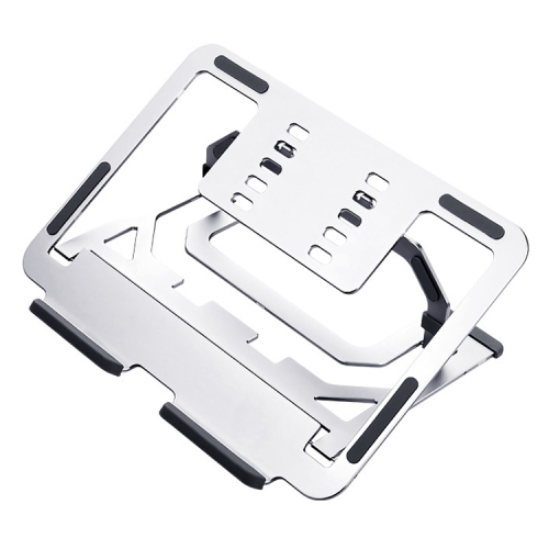 

LH-T610 Aluminum Alloy Laptop Bracket Folding Lifting Desktop Cooling Bracket(Elegant Silver)