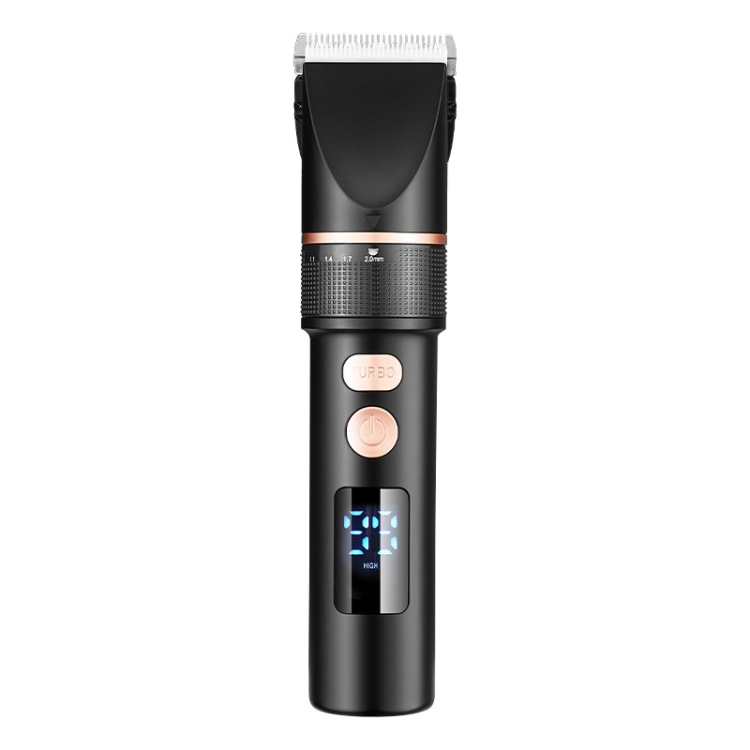 

TURBO Men Electric Hair Trimmer LCD Digital Display Hair Clipper