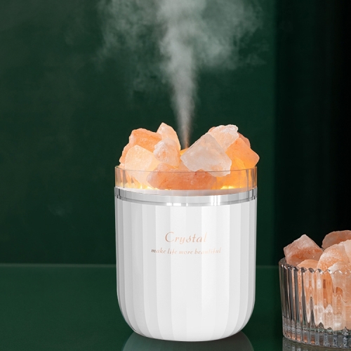 A07 Crystal Salt Humidifier USB Sạc Hương liệu Hương liệu (Trắng)