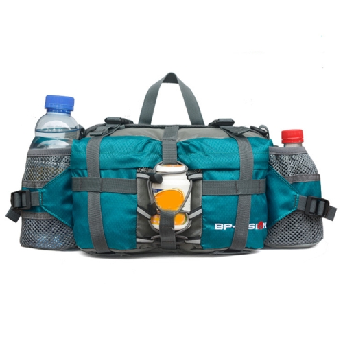 

5L Outdoor Sports Multifunctional Cycling Hiking Waist Bag Waterproof Large-Capacity Kettle Bag, Size: 28.5 x 15 x 13cm(Peacock Green)