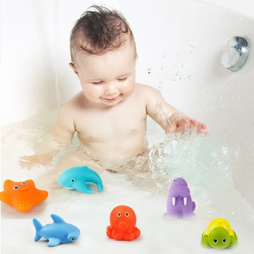 12 PCS / 2 Sets Niños Fun Fun rociando agua termocromismo animales