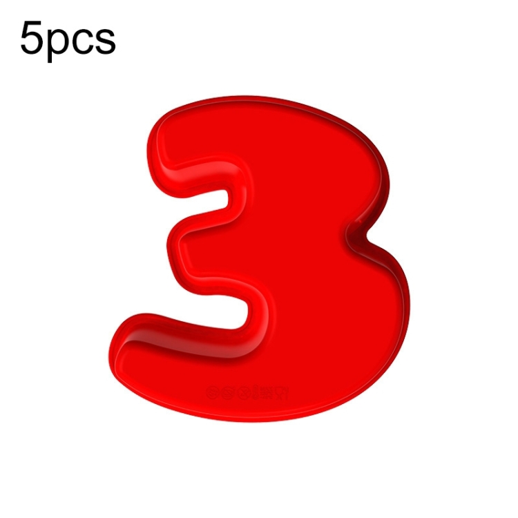 PCS Food Grade Silicone Cake Mould Digital Chocolate Biscuit