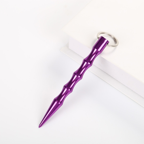 

Outdoor Anti-Wolf Supplies Equipment Pen Stick With Key Ring(Purple)