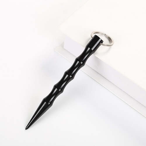 

Outdoor Anti-Wolf Supplies Equipment Pen Stick With Key Ring(Black)