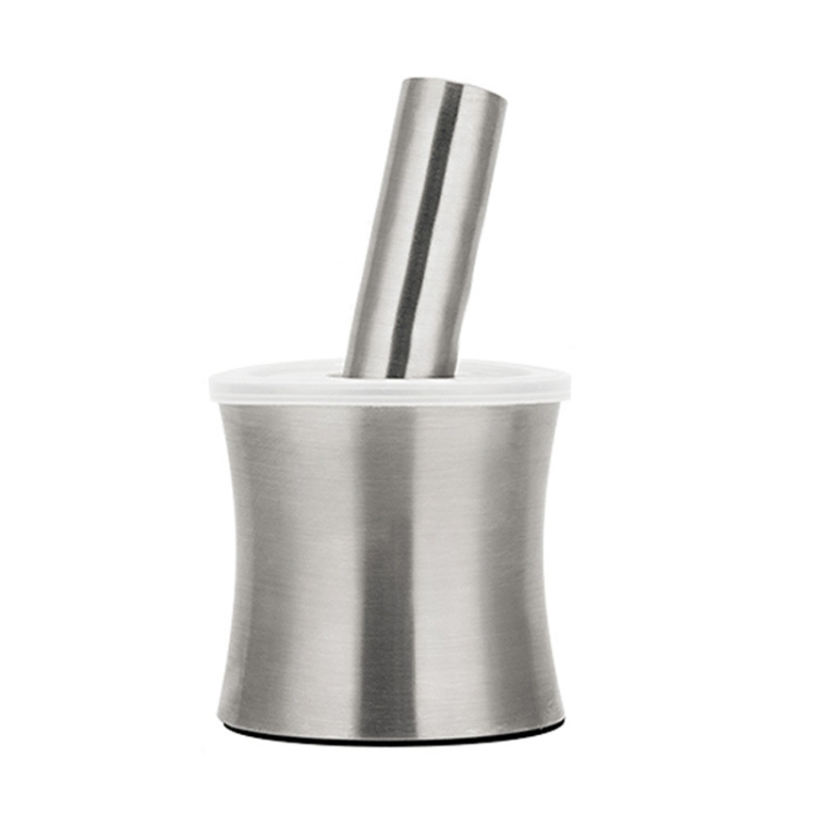 Kitchen 304 Stainless Steel Garlic Masher Spice Bean Nut Grinder,  Specification: Straight Shape