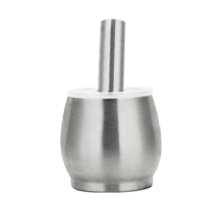 Kitchen 304 Stainless Steel Garlic Masher Spice Bean Nut Grinder, Specification: Large Drum Shape