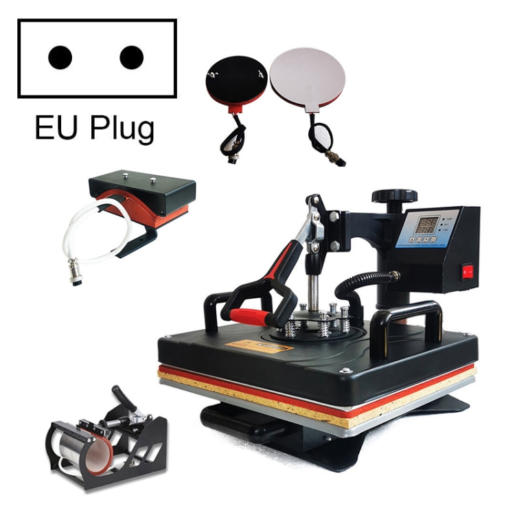 WL2938T 1200W 5 in 1 Heat Transfer Machine For TShirt Printing Heat