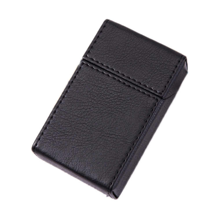 

PU Leather Business Portable Cigarette Case(Black)