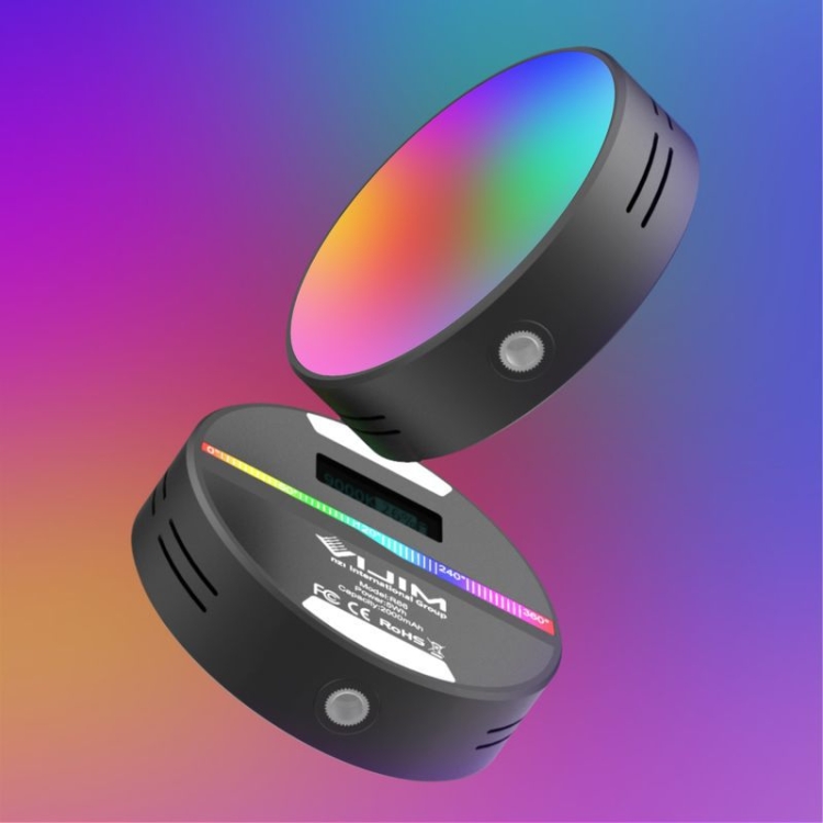 Ulanzi VIJIM R66 Mini RGB Video Light 66 LEDs 2500-9000K Full Color RGB ...