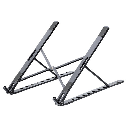 

Oatsbasf V01 Portable Metal Laptop Cooling Bracket Aluminum Alloy Folding Adjustable Lifting Stand(Gray)