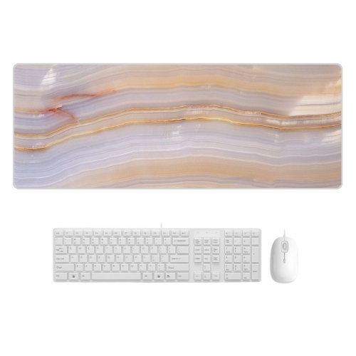 

300x700x3mm Marbling Wear-Resistant Rubber Mouse Pad(Broken Marble)