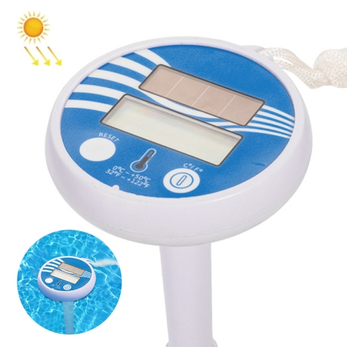 BL9057 Piscine solaire Thermomètre Piscine Equipment Thermomètre à eau  flottante avec fonction d'affichage numérique (