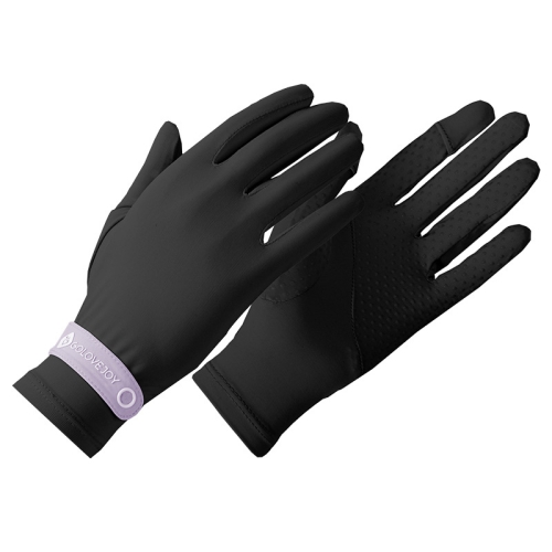 

GOLOVEJOY XG40 Summer Sun-proof Gloves UV Protection Ice Cool Sweat-absorption Gloves(Black)