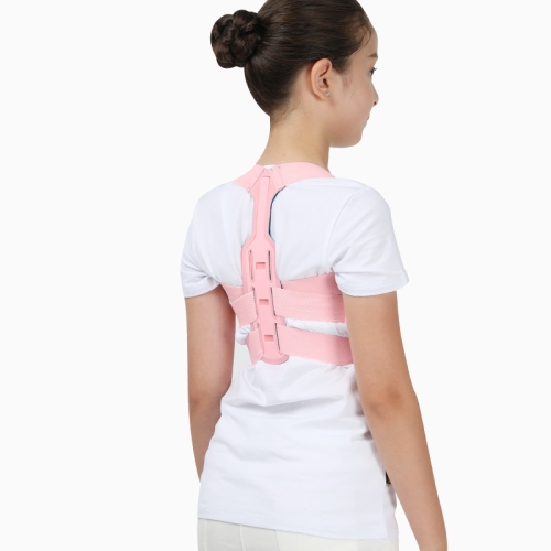

Humpback Correction Belt Back Posture Corrector, Specification: L(062 Child Pink)