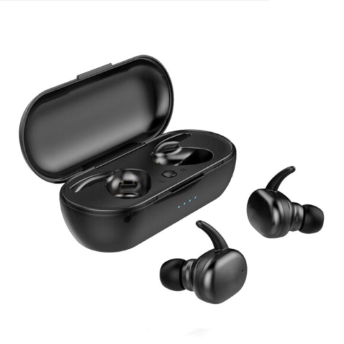 

Y30 Wireless Bluetooth Headset 5.0 In-Ear Mini Earphone, Colour: Black