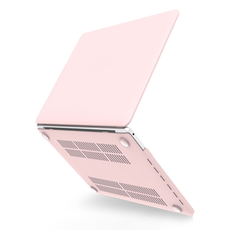 

Hollow Style Cream Style Laptop Plastic Protective Case For MacBook Retina 12 A1534(Rose Pink)