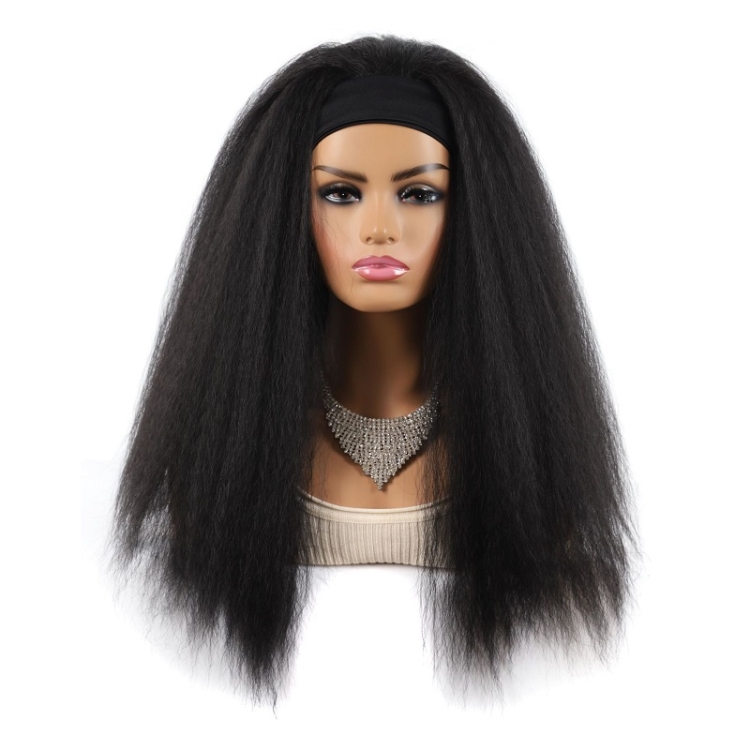 Wigs Turban Headband Corn Beard Long Hair Wig Headgear, Color