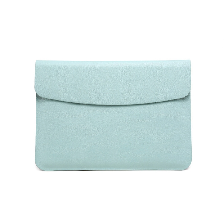 

Horizontal Litchi Texture Laptop Bag Liner Bag For MacBook 13 Inch A1708 / 1706/1989 / A2337 / A2338(Liner Bag Green)