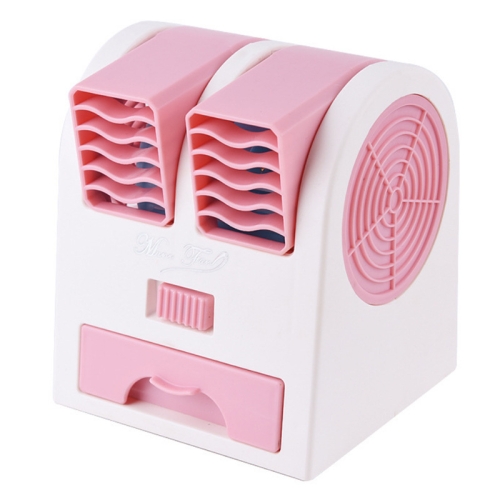 

Mini Silent Dual-port Bladeless Cooling Fan(Pink)