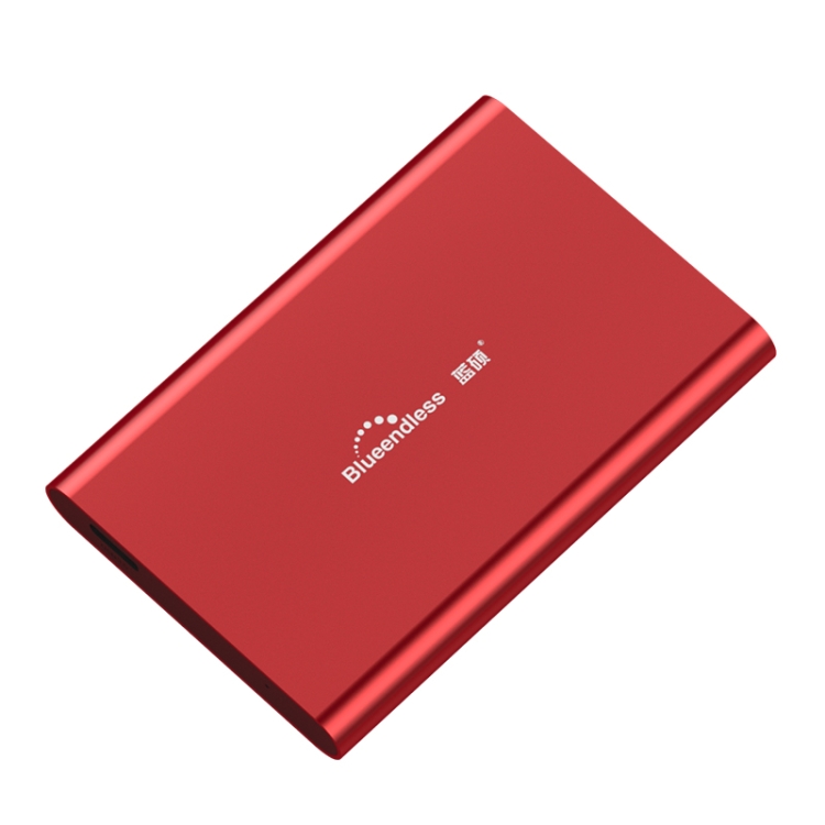 

Blueendless T8 2.5 inch USB3.0 High-Speed Transmission Mobile Hard Disk External Hard Disk, Capacity: 2TB(Red)