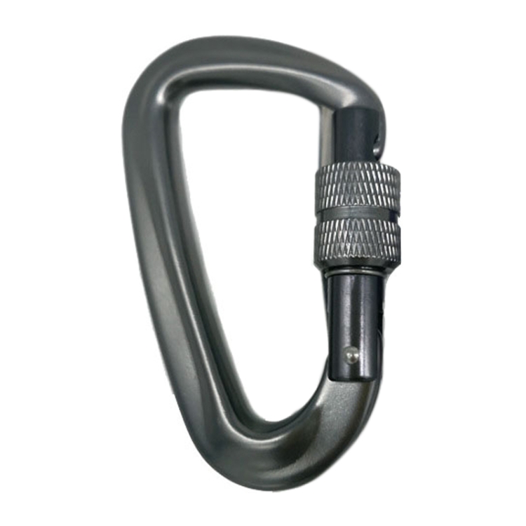 

2 PCS AD802N 8cm Aluminum Alloy Mountaineering Buckle D-Shaped Backpack Climbing Outdoor Hammock Safety Buckle, Color Random Delivery