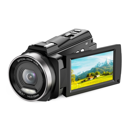 

HDV265K 5K 30FPS 3.0-Inch HD Digital 3X Optical Zoom Outdoor Sports DV Camera US Plug(Black)