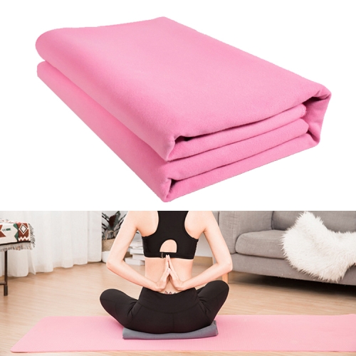 Manta de yoga Meditación Manta auxiliar Suministros de yoga (rosa)
