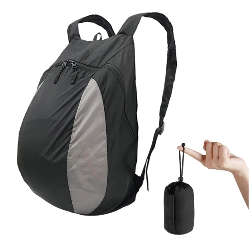 

MTXB1014 Motorcycle Riding Helmet Bag Foldable Outdoor Sports Backpack(Black)