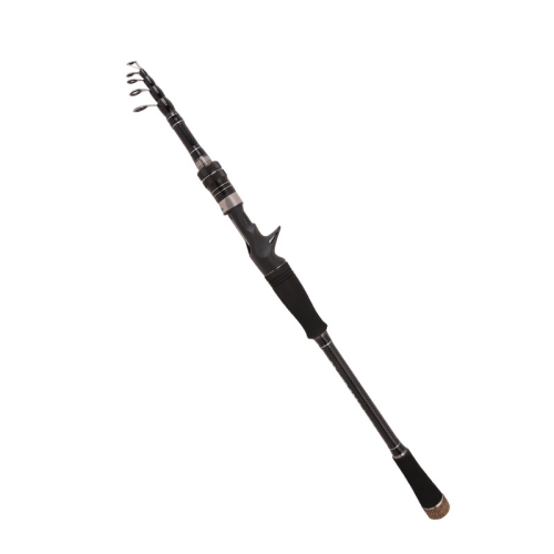 

Carbon Telescopic Luya Rod Short Section Fishing Throwing Rod, Length: 3.3m(Curved Handle)