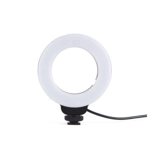 

Ulanzi 4 Inch Ring Fill Light Boots Clip-Type Three-Speed Adjustable Video Conference Fill Light