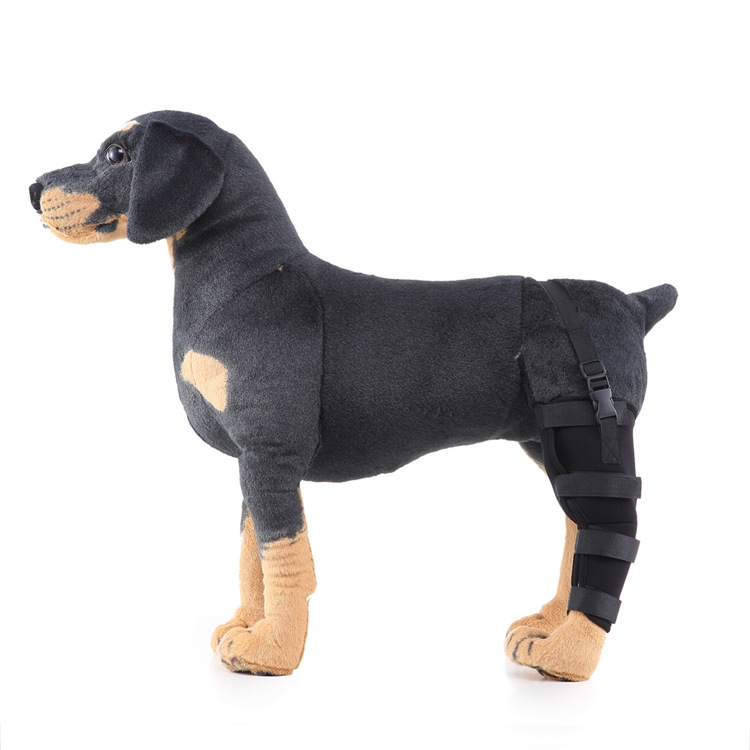 

HJ19 Pet Surgery Rehabilitation Back Leg Protector Walking Aids, Size: S(Black Left Back Leg)