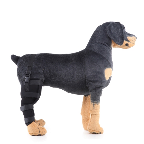 

HJ19 Pet Surgery Rehabilitation Back Leg Protector Walking Aids, Size: S(Black Right Back Leg)