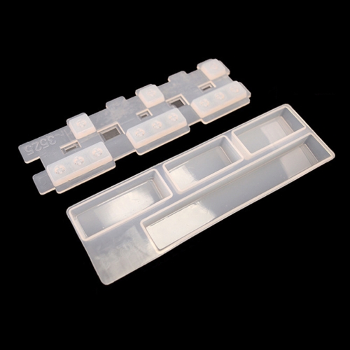 

2 PCS DIY Keycap Silicone Mold OEM Mechanical Keyboard Silicone Mold, Style: MD3525