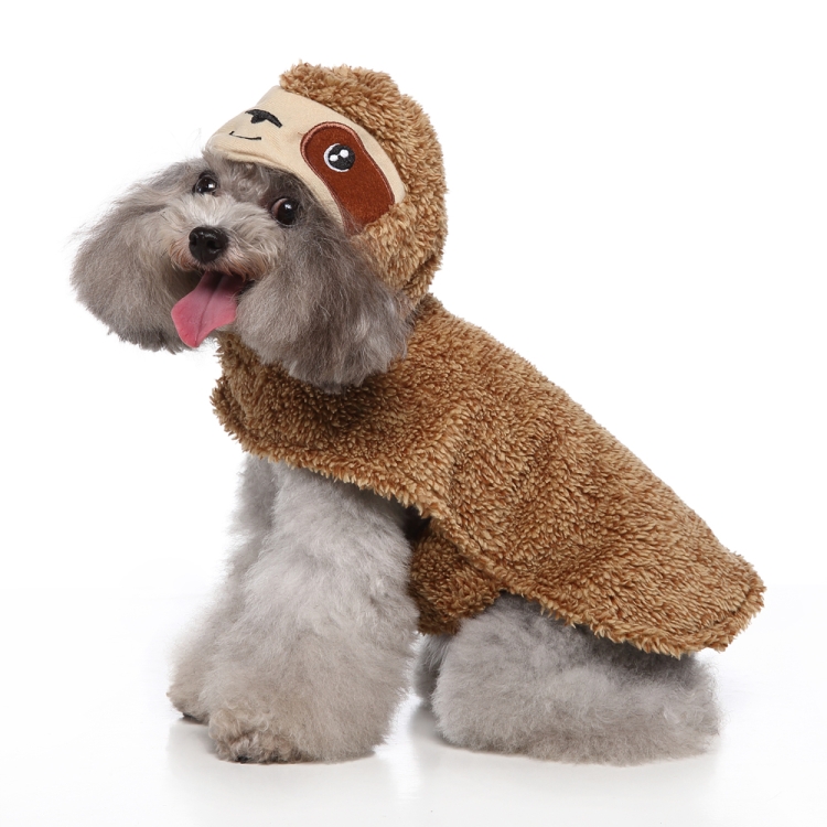 

Halloween Christmas Day Pets Dress Up Clothes Pet Funny Clothes, Size: S(SDZ129A Sloth)