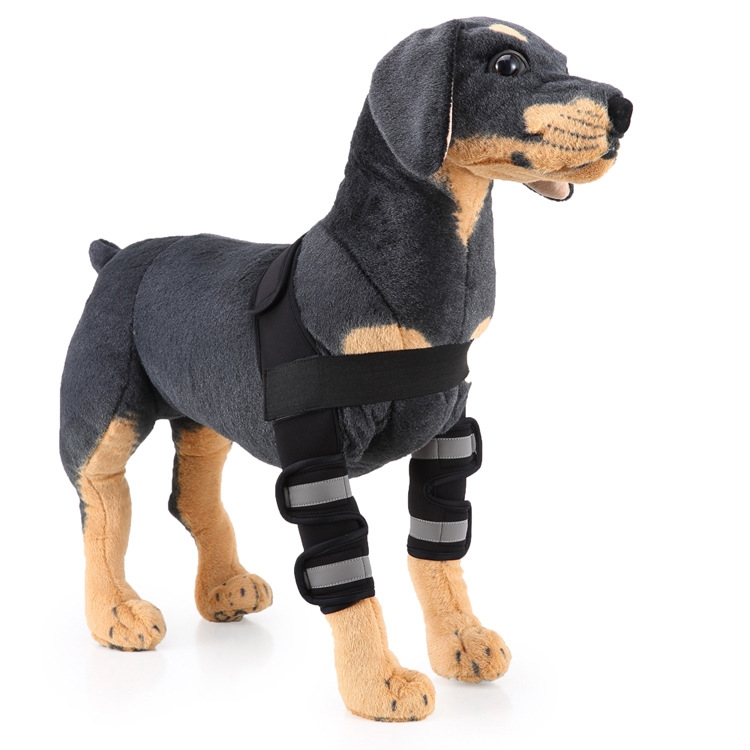 

Pet Dog Leg Knee Guard Surgery Injury Protective Cover, Size: L(Anti-glory Model (Black) )