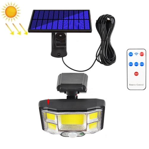 

TG-TY085 Solar Outdoor Human Body Induction Wall Light Household Garden Waterproof Street Light wIth Remote Control, Spec: 96 COB Separated