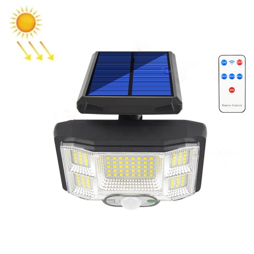 

TG-TY085 Solar Outdoor Human Body Induction Wall Light Household Garden Waterproof Street Light wIth Remote Control, Spec: 168 LED Integrated