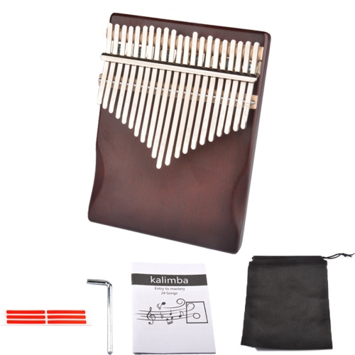 

21-Tone Thumb Piano Kalimba Portable Musical Instrument(Brown Kit)