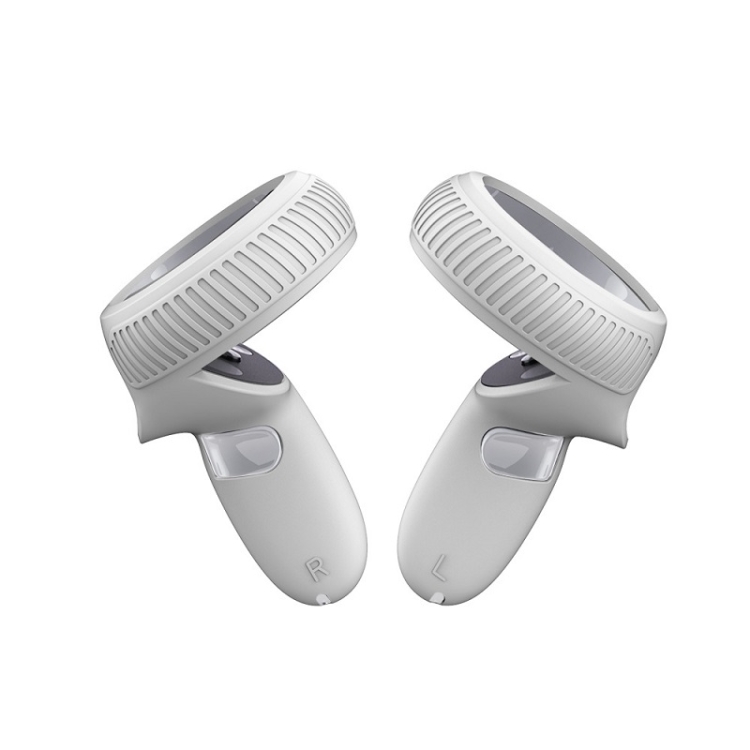 

VR Handle Silicone Non-slip Drop Resistant Protective Cver For Oculus Quest 2(White)