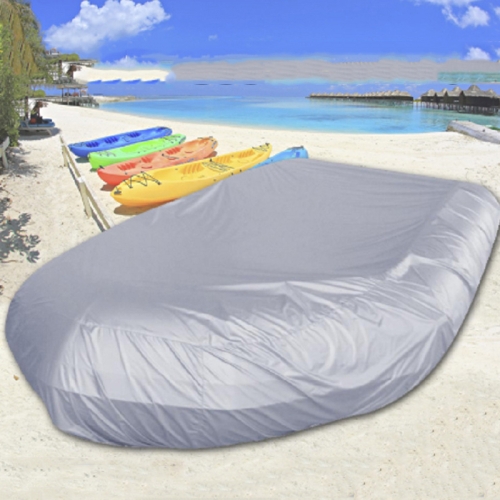 

Waterproof Dust-Proof And UV-Proof Inflatable Rubber Boat Protective Cover Kayak Cover, Size: 270x94x46cm(Grey)