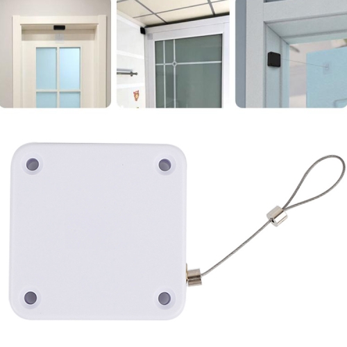 

2 PCS P093 Automatic Doorkeeper Telescher Door Closer Sliding Door Anti-Theft Box, Specification: 3rd Generations White All Glue 1500g 1.2m