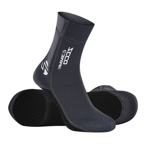 

ZCCO 3mm Warm Non-Slip Diving Socks Anti-Wear Ankle Fins, Size:33-34(Grey)