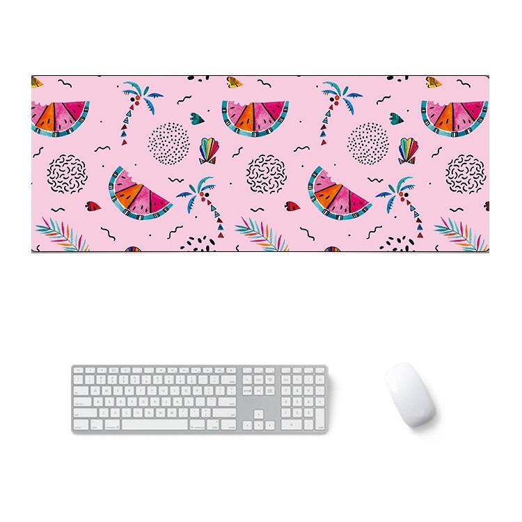 

900x400x3mm Office Learning Rubber Mouse Pad Table Mat(4 Colorful Summer)
