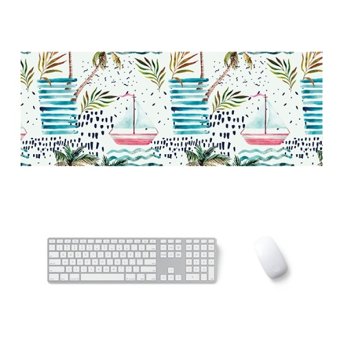 

900x400x3mm Office Learning Rubber Mouse Pad Table Mat(14 Tropical Rainforest)