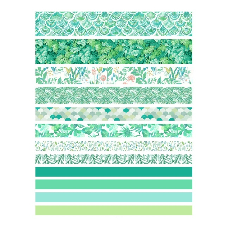 

2 Packs Antique And Paper Tape Hand Account DIY Decoration Material, Colour: Green Mint