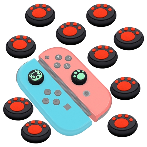 

10 PCS Silicone Rocker Cap Button Cap 3D Protective Cap For Nintendo Switch/Lite Joycon(NO43)