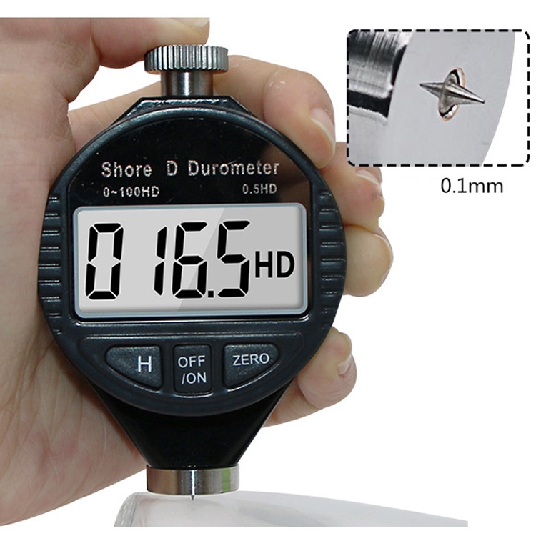 

Electronic Digital Display Hard Meter Plastic Rubber Silicone Tire Hardness Meter, Model: 0-100HD D
