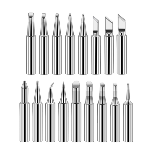 17 PCS / Set Soldering Tips 936 Soldering Station Pure Copper Soldering Iron Tips Lead-Free Soldering Iron Tips lead free solder wire tin pen portable rosin core iron repair toolds 0 3ag0 7cu