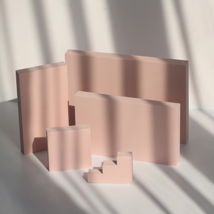 

Geometry Photo Props Shooting Photography Decoration Square 5 in 1 Set (Pink)