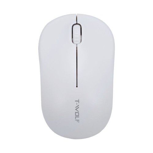 

T-WOLF Q4 3 Keys 2.4GHz Wireless Mouse Desktop Computer Notebook Game Mouse(White)